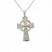 Irish Silver Celtic Cross - Double Sided - Medium Size Silver Jewelry Collection